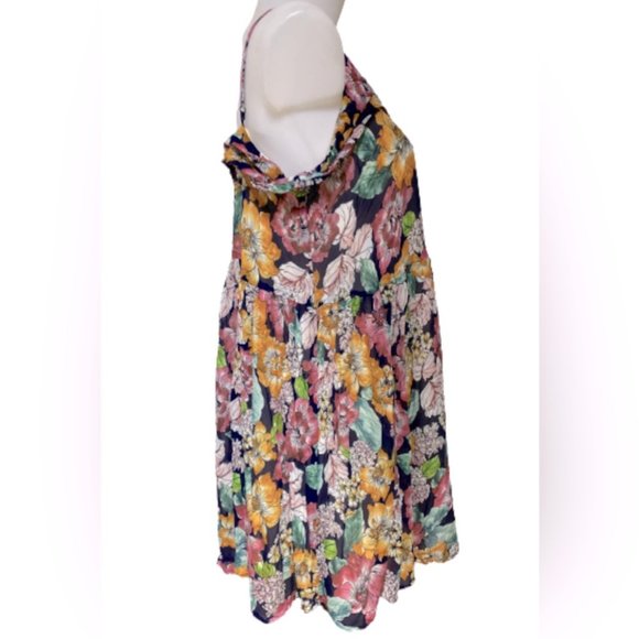 Rachel Pally Chiffon Lola Dress Bouquet Size Large - Picture 8 of 13